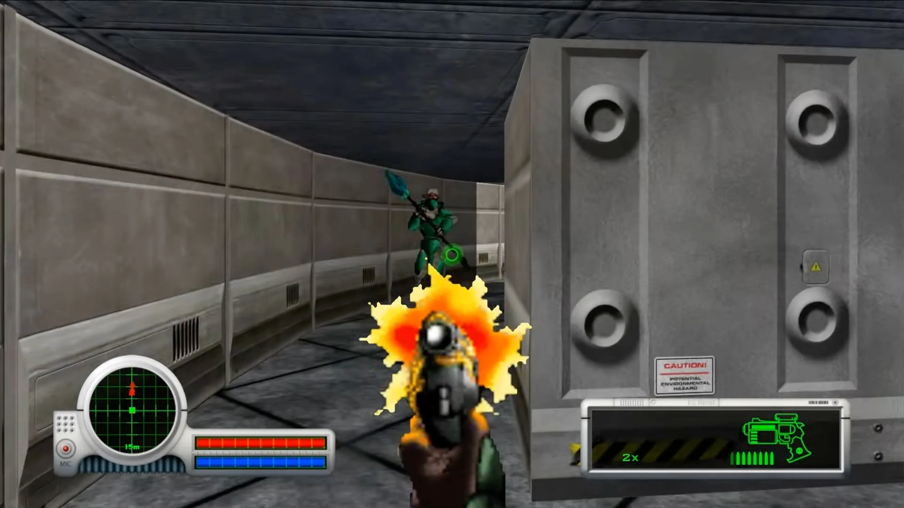 Ảnh chụp màn hình game Marathon năm 1994.