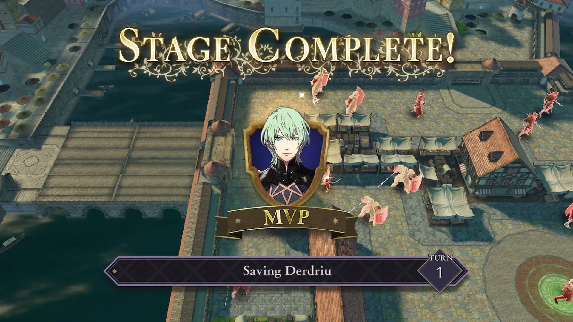 Bản đồ được hoàn thành chỉ trong một lượt trong Fire Emblem: Three Houses, minh chứng cho kỹ năng và tư duy chiến thuật nâng cao.
