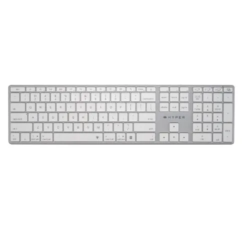 Bàn phím Bluetooth không dây Hyper HyperSpace tổng quan với hàng phím số