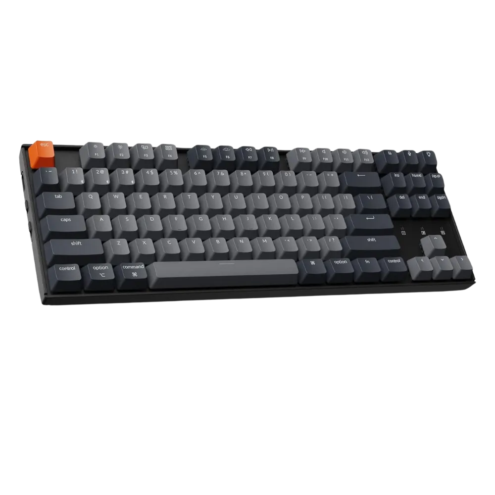 Bàn phím cơ Keychron K8 TKL với thiết kế nhỏ gọn và khả năng kết nối không dây.
