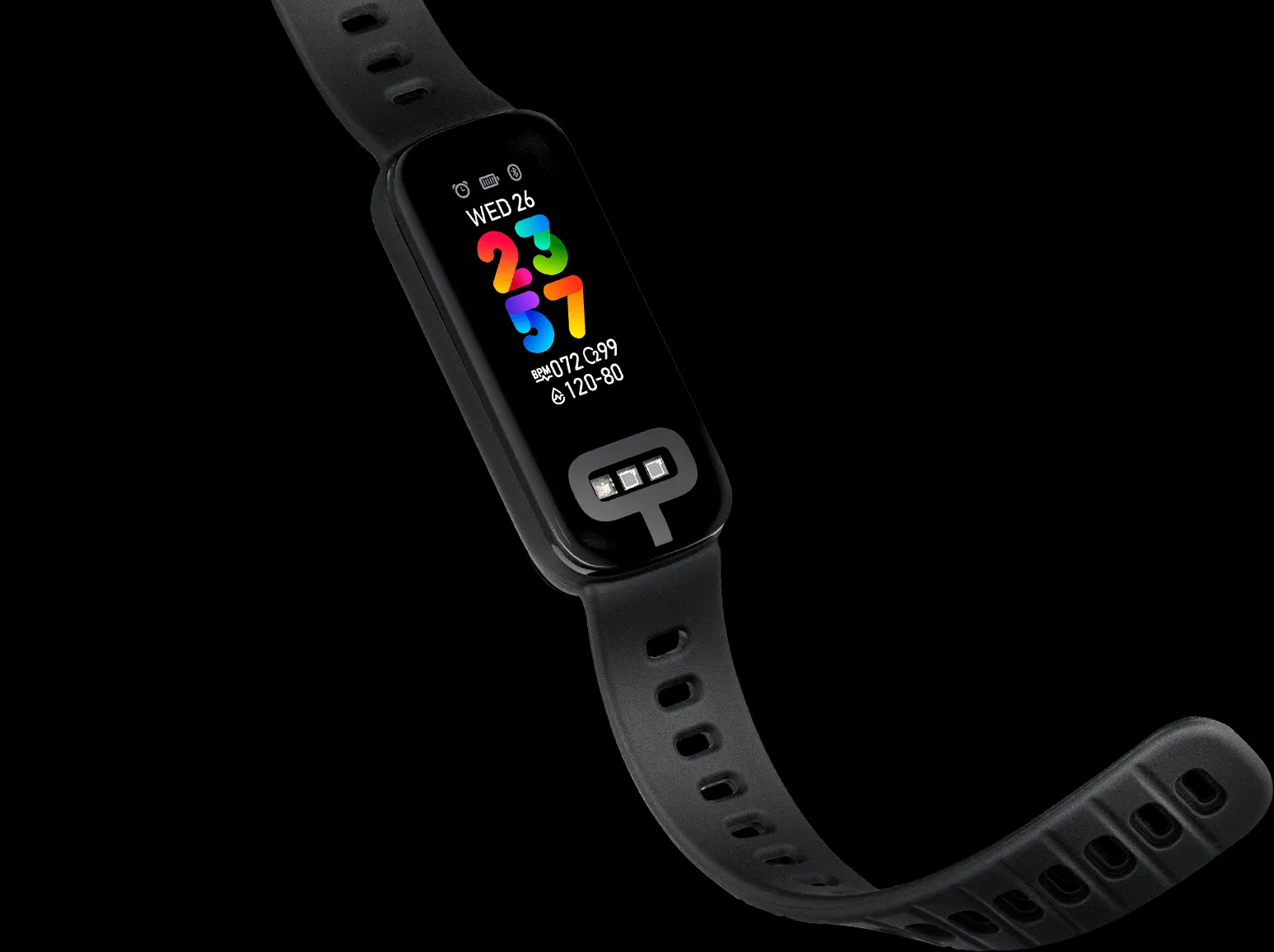 Biểu đồ so sánh nâng cấp màn hình AMOLED và Bluetooth 5.0 trên ASUS VivoWatch 6 AERO