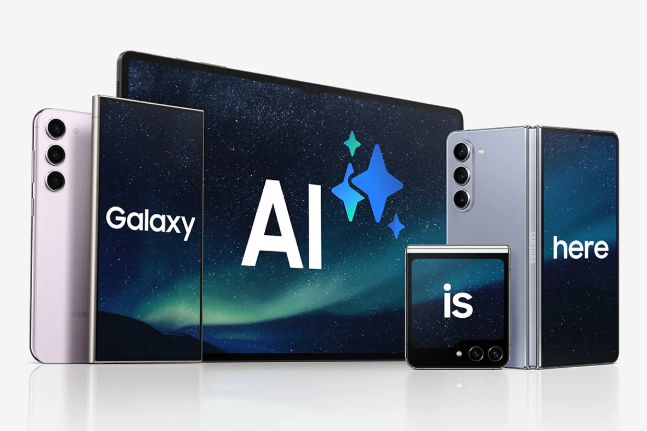 Biểu tượng Galaxy AI đại diện cho các công cụ trí tuệ nhân tạo tích hợp trên One UI.