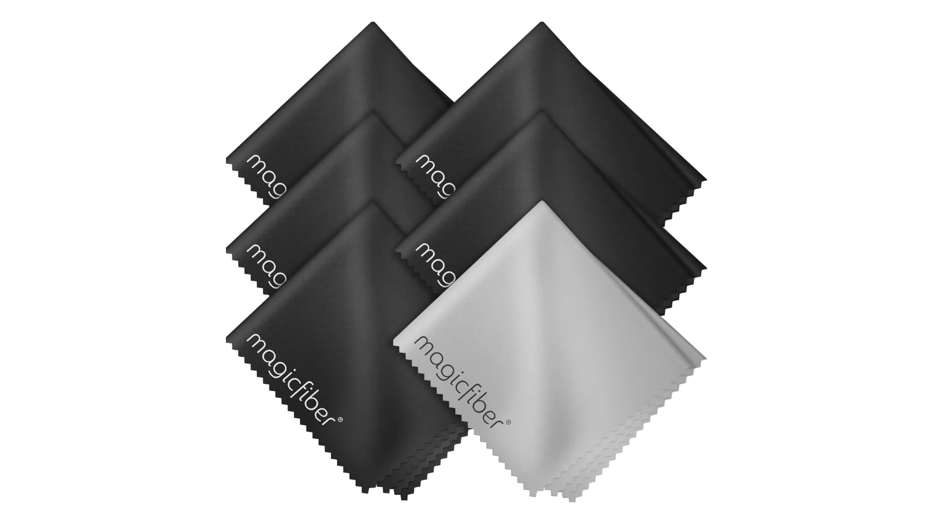 Bộ khăn lau microfiber đa màu sắc, lý tưởng để vệ sinh màn hình MacBook.