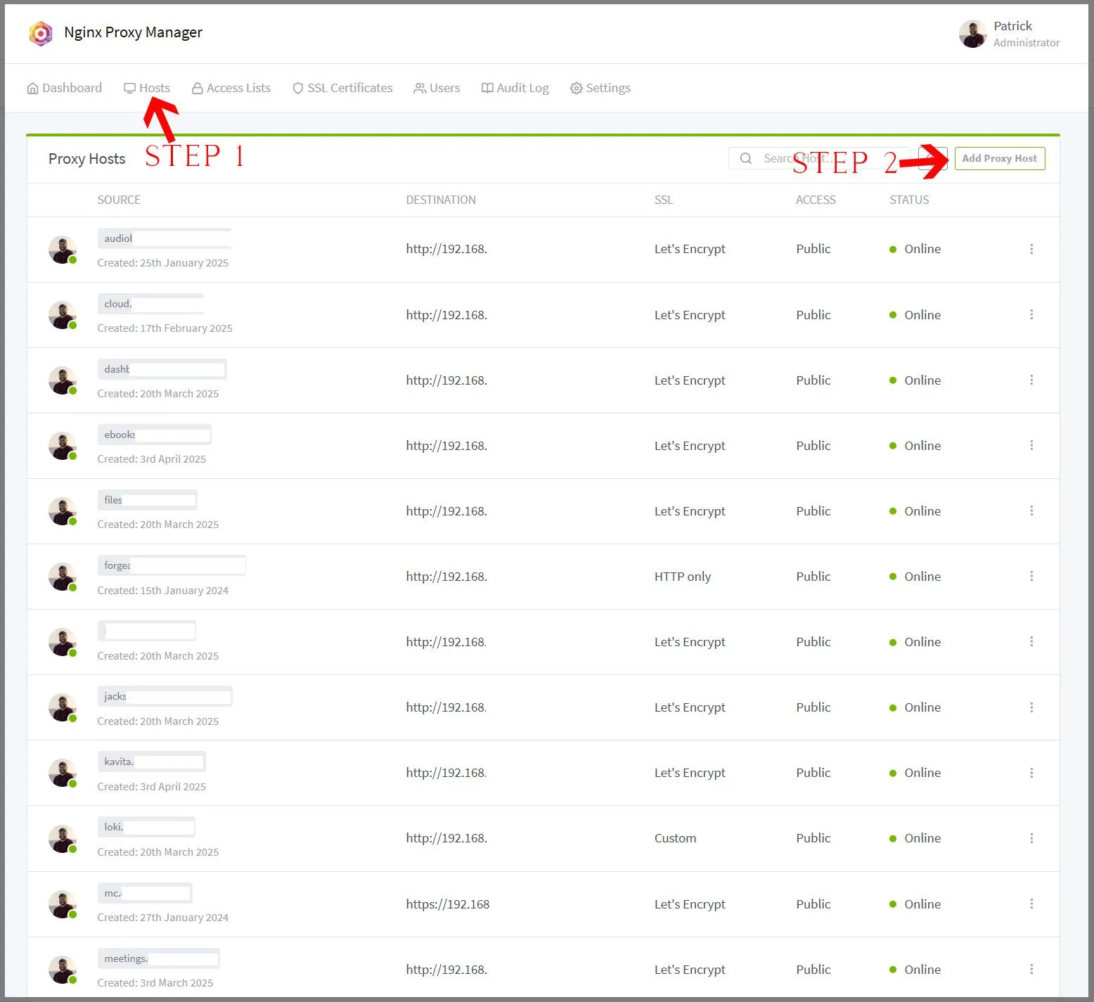Các bước khởi động Nginx Proxy Manager để quản lý reverse proxy