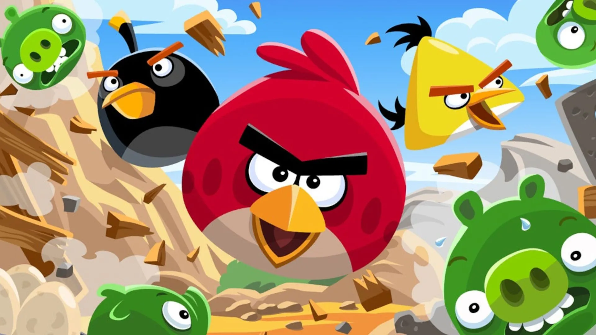 Các nhân vật chính từ Angry Birds
