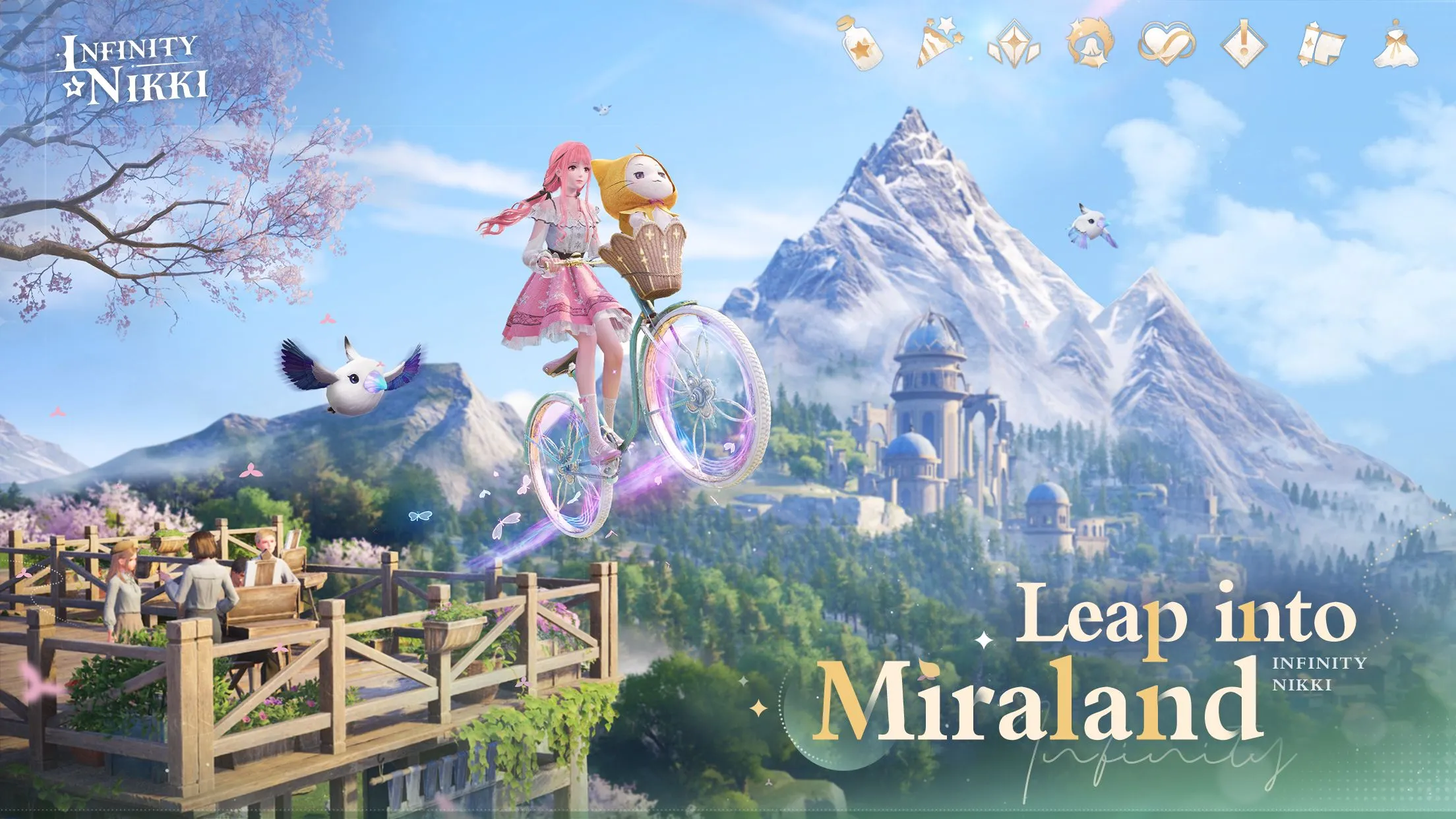 Cận cảnh nhân vật Nikki với trang phục chi tiết trong game gacha Infinity Nikki