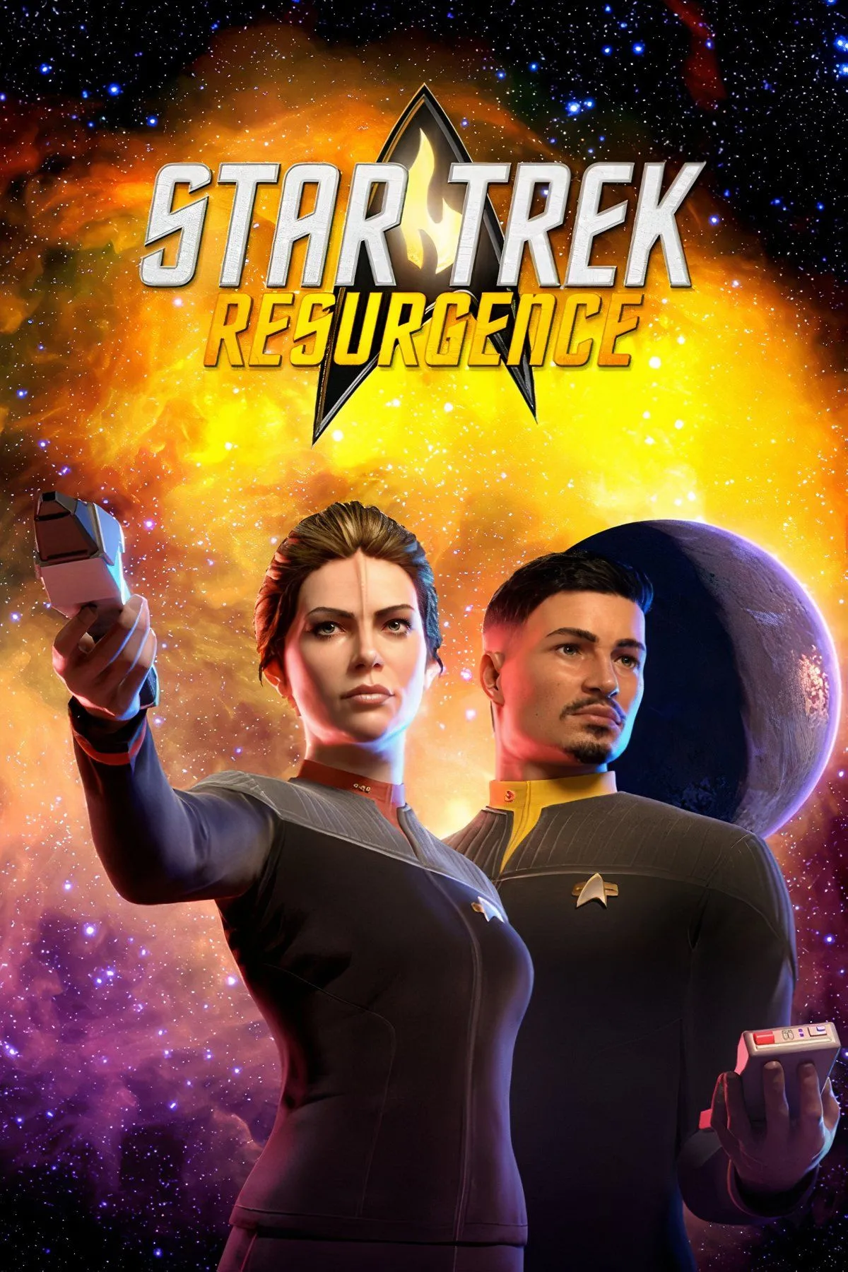 Cảnh tương tác và lựa chọn đối thoại trong game Star Trek Resurgence theo phong cách Telltale