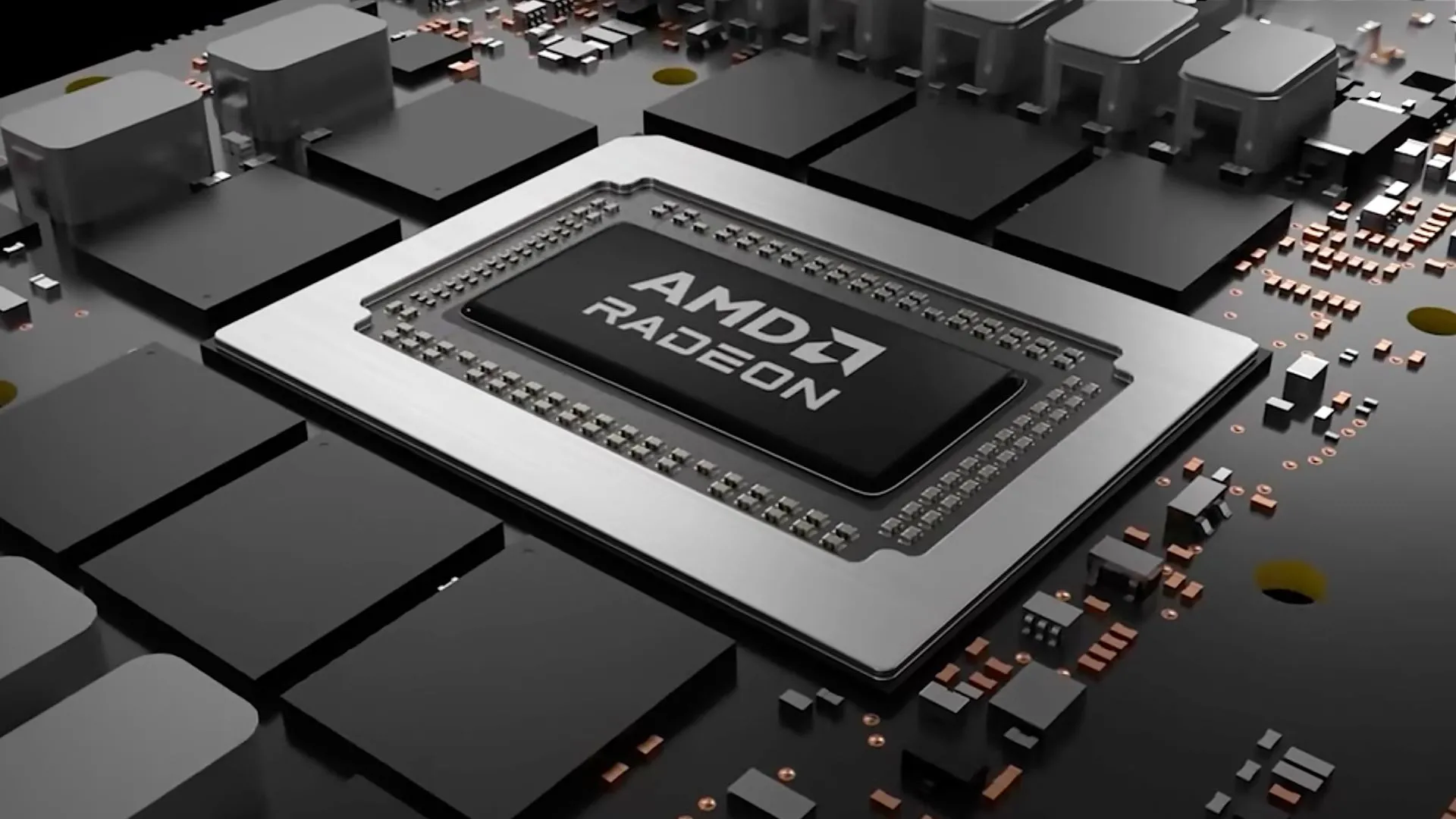 Card đồ họa AMD Radeon RX Series với tản nhiệt và đèn LED