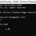Chạy công cụ DISM trên Command Prompt để sửa lỗi hình ảnh Windows