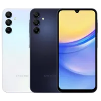 Điện thoại Samsung Galaxy A15 trên nền trong suốt, minh họa dòng sản phẩm giá tốt
