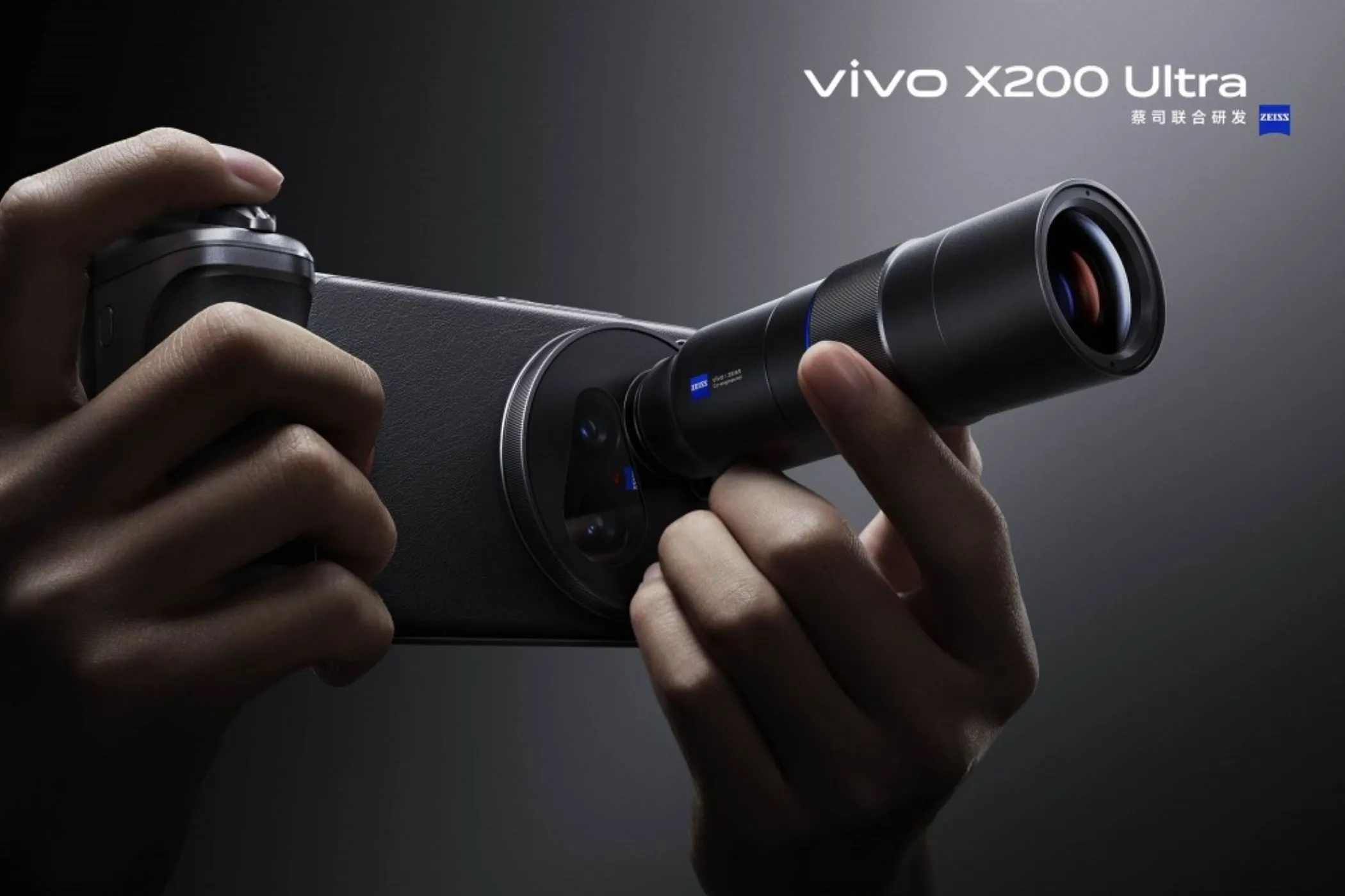 Điện thoại Vivo X200 Ultra với ống kính zoom gắn ngoài Zeiss
