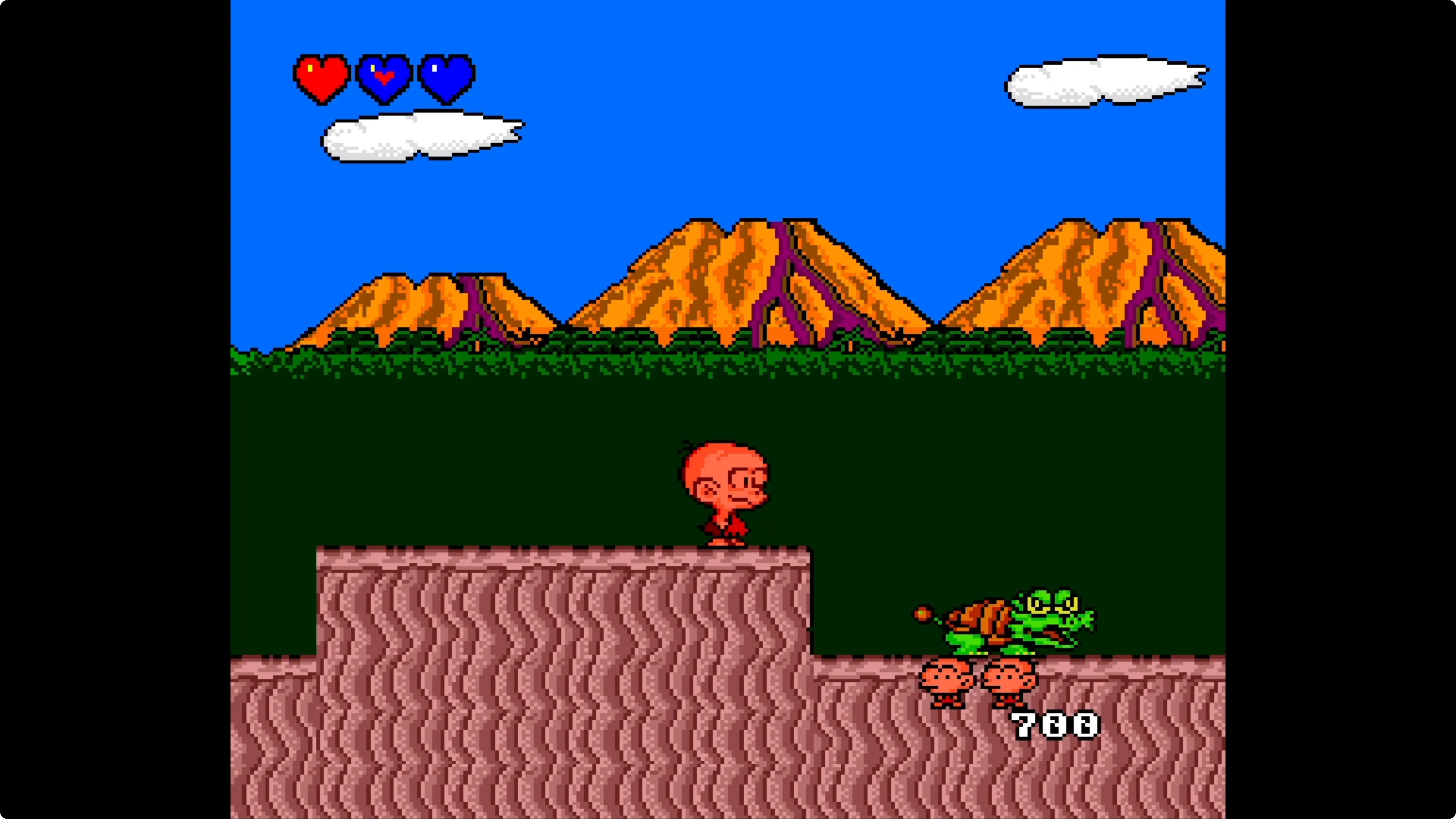 Game Bonk's Adventure đang chạy giả lập trên Apple TV HD