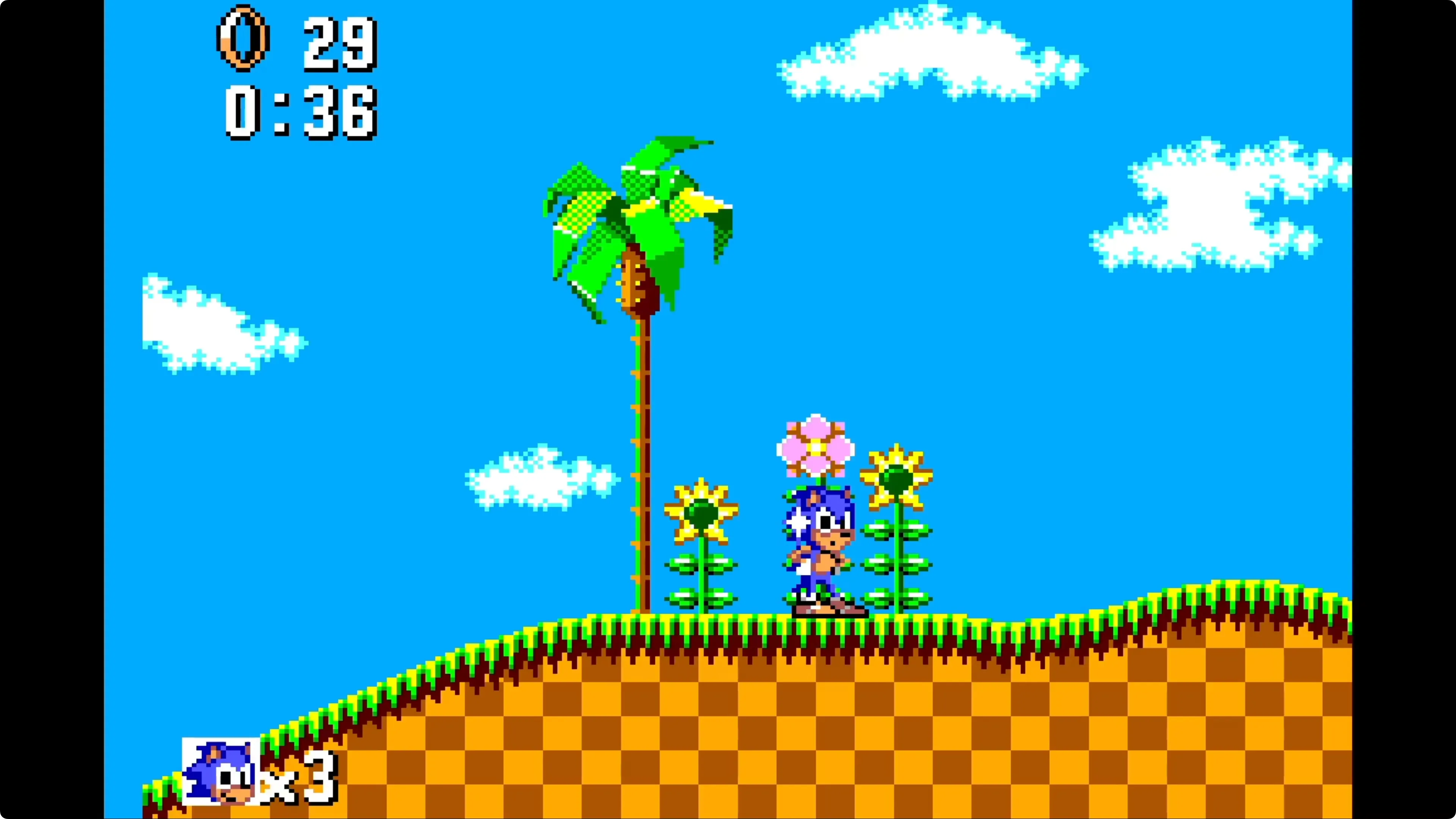 Game Sonic the Hedgehog đang chạy giả lập trên Apple TV HD
