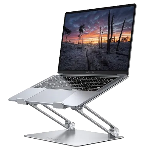 Giá đỡ laptop Lamicall có thể điều chỉnh, hỗ trợ nâng cao màn hình MacBook.