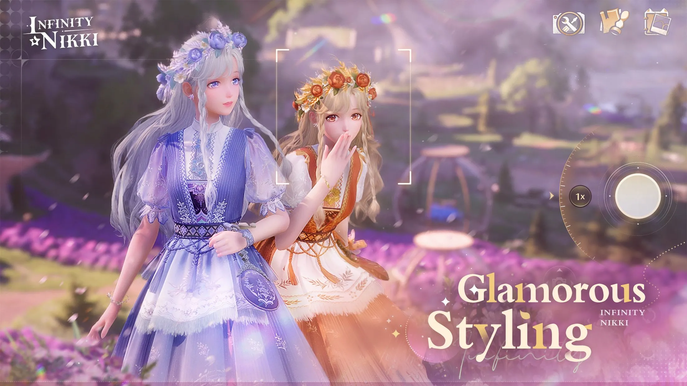 Giao diện Stylist Duels trong Infinity Nikki với các tùy chọn trang phục