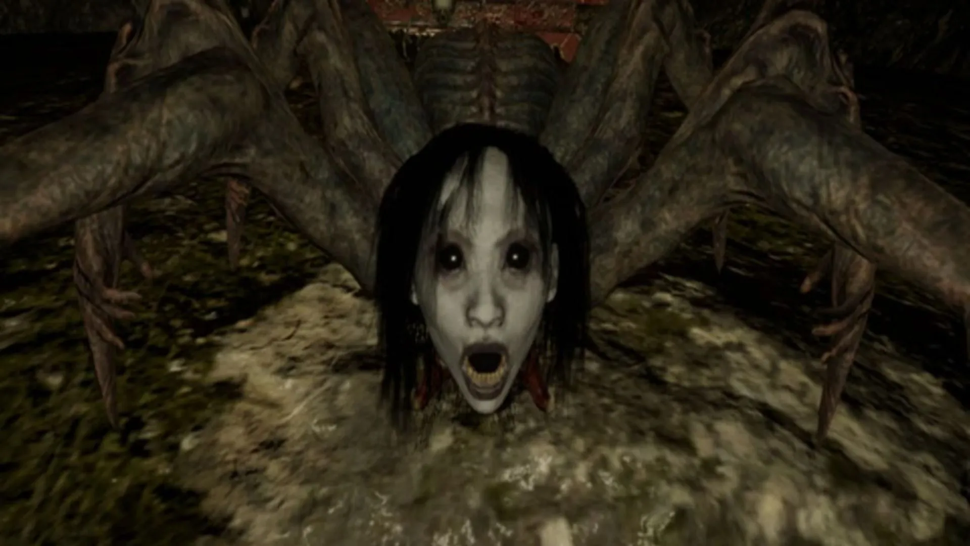 Hình ảnh Zara sau khi biến hình thành nhện quỷ trong game kinh dị Devour