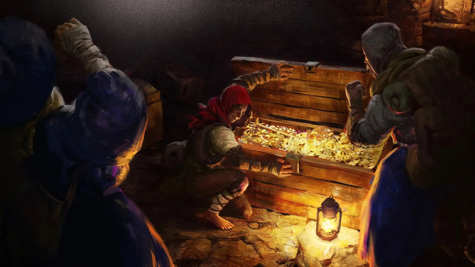 Hình minh họa game Dark and Darker với các nhân vật chiến đấu