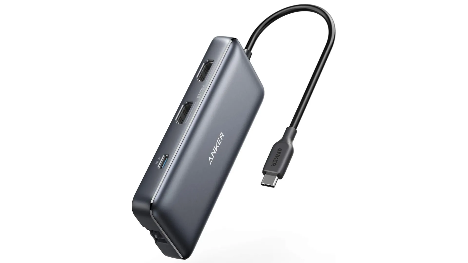 Hub USB-C Anker đa năng với nhiều cổng kết nối mở rộng cho MacBook.