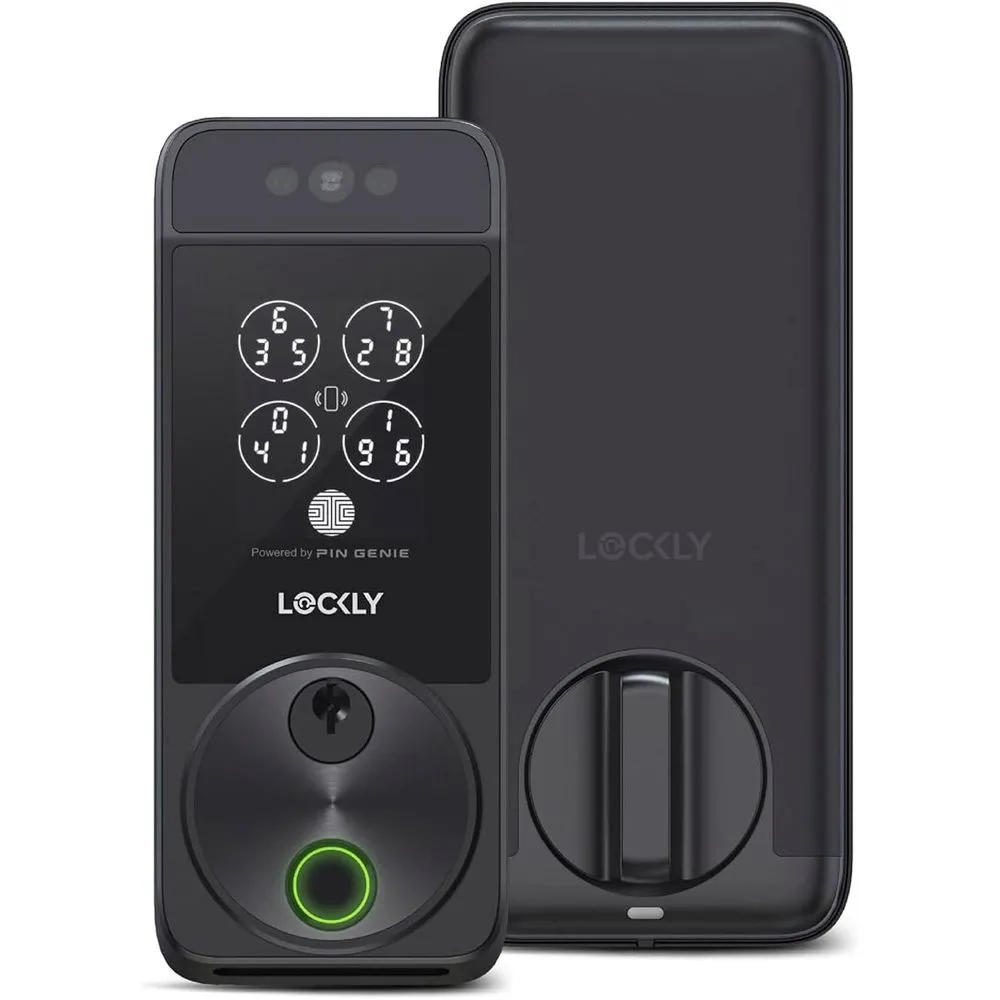 Khóa cửa thông minh Lockly Visage hỗ trợ Apple HomeKit và HomeKey.