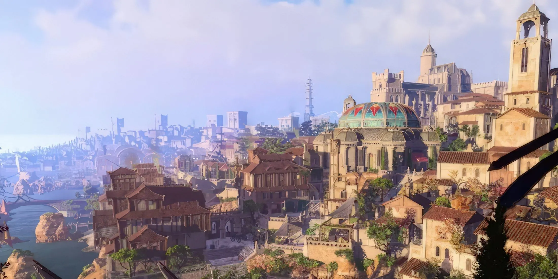 Khung cảnh thành phố Baldur's Gate tráng lệ trong Baldur's Gate 3