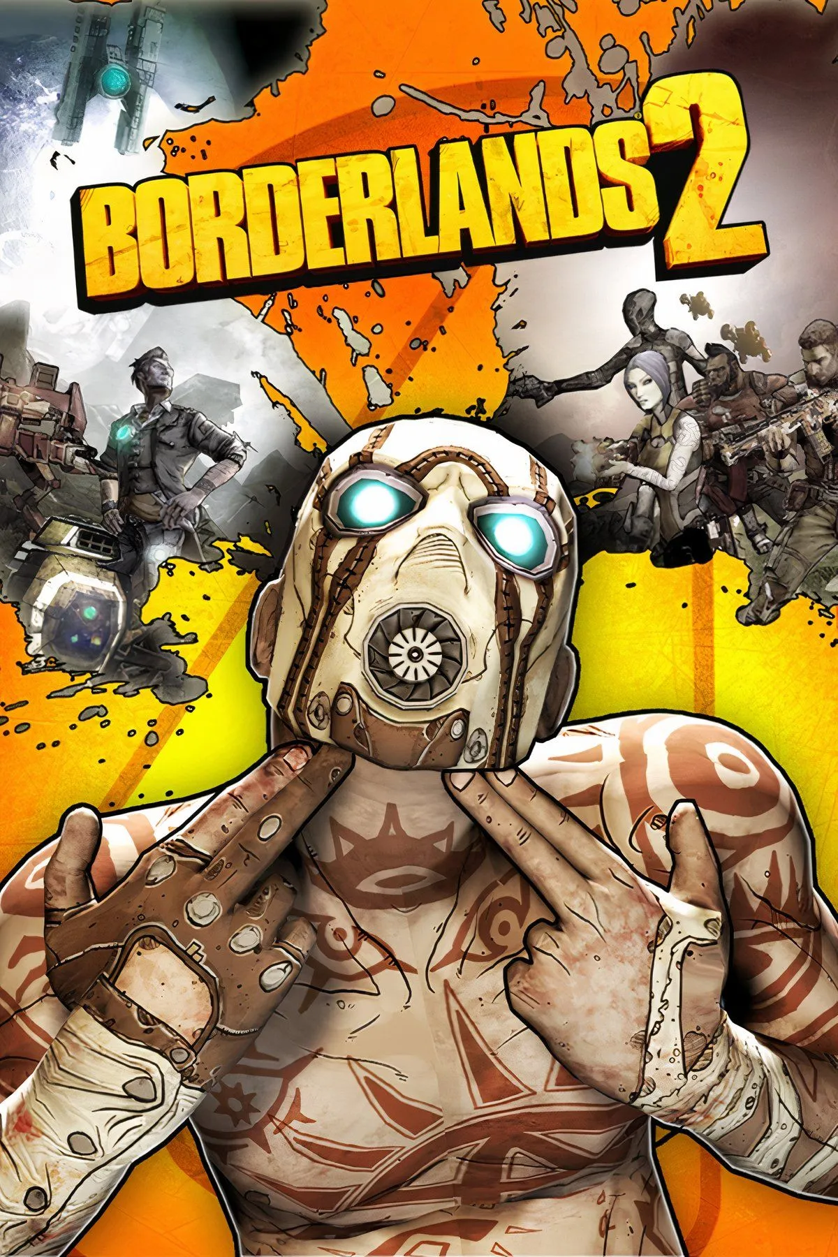 Màn hình chơi game Borderlands 2 trên Chromebook Plus với cài đặt tối ưu.
