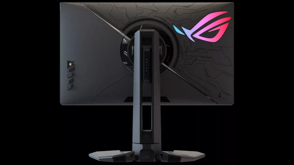 Màn hình gaming tần số quét cao Asus ROG Swift, nhấn mạnh tầm quan trọng của FPS ổn định trong các tựa game esports khi CPU bottleneck xảy ra.
