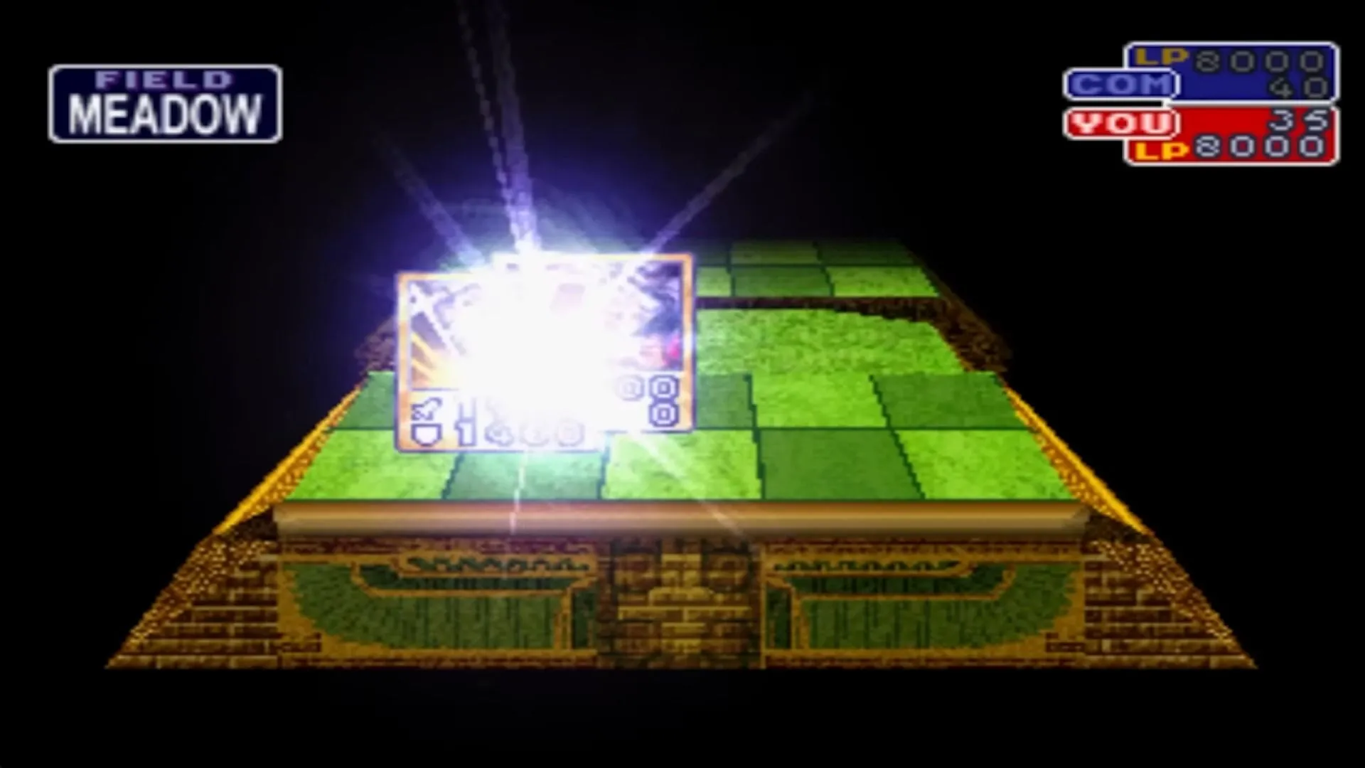 Màn hình hợp thể hai quái vật để tạo ra quái vật mới trong Yu-Gi-Oh Forbidden Memories