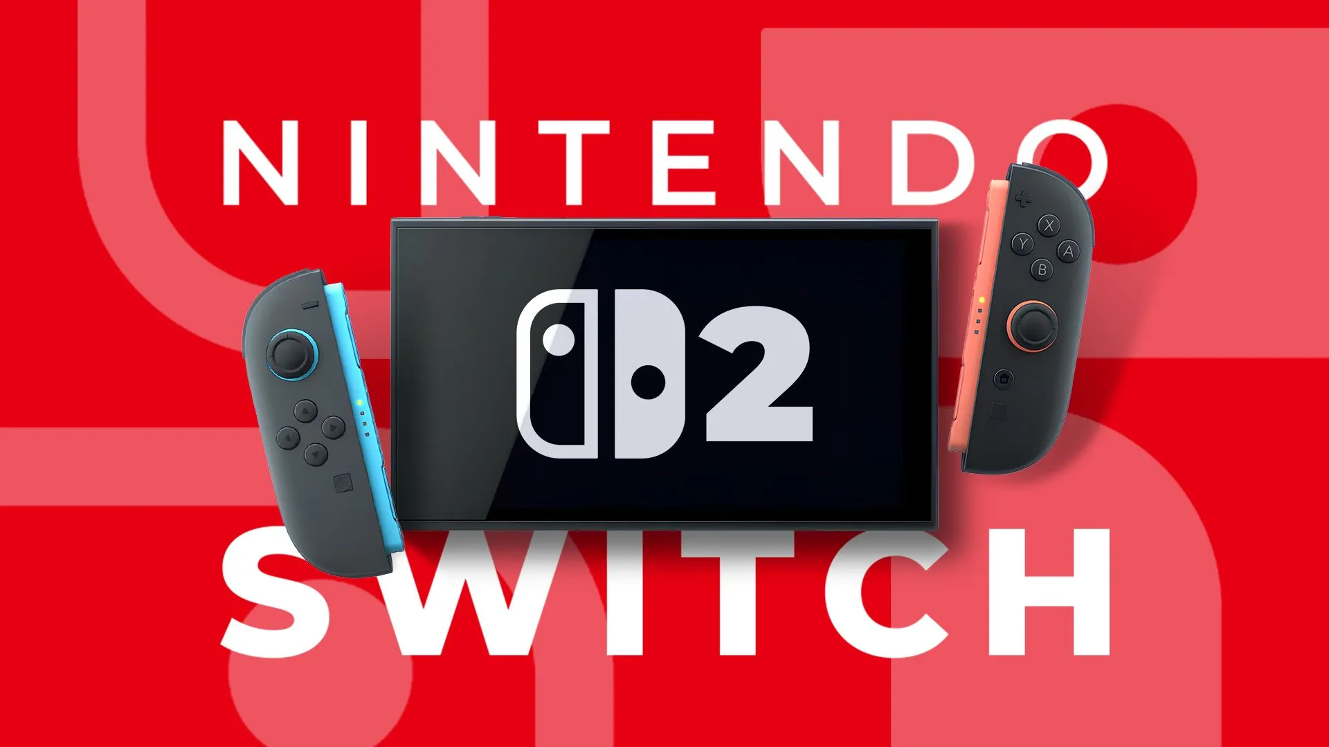 Máy chơi game Nintendo Switch 2 hiển thị logo của hãng trên màn hình