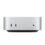 Máy tính Apple Mac Mini M4 màu bạc với thiết kế nhỏ gọn, tượng trưng cho hiệu năng mạnh mẽ từ chip Apple Silicon.