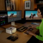 Máy tính Apple Mac Studio cùng màn hình Studio Display hiện đại