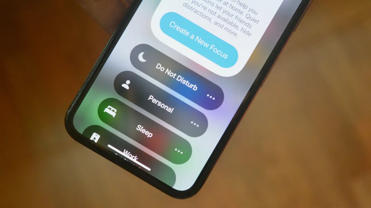Người dùng iPhone thiết lập chế độ Tập trung để tăng năng suất