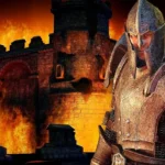 Người lính gác trong thế giới mở của The Elder Scrolls IV Oblivion, tượng trưng cho khả năng mod game trên PC.