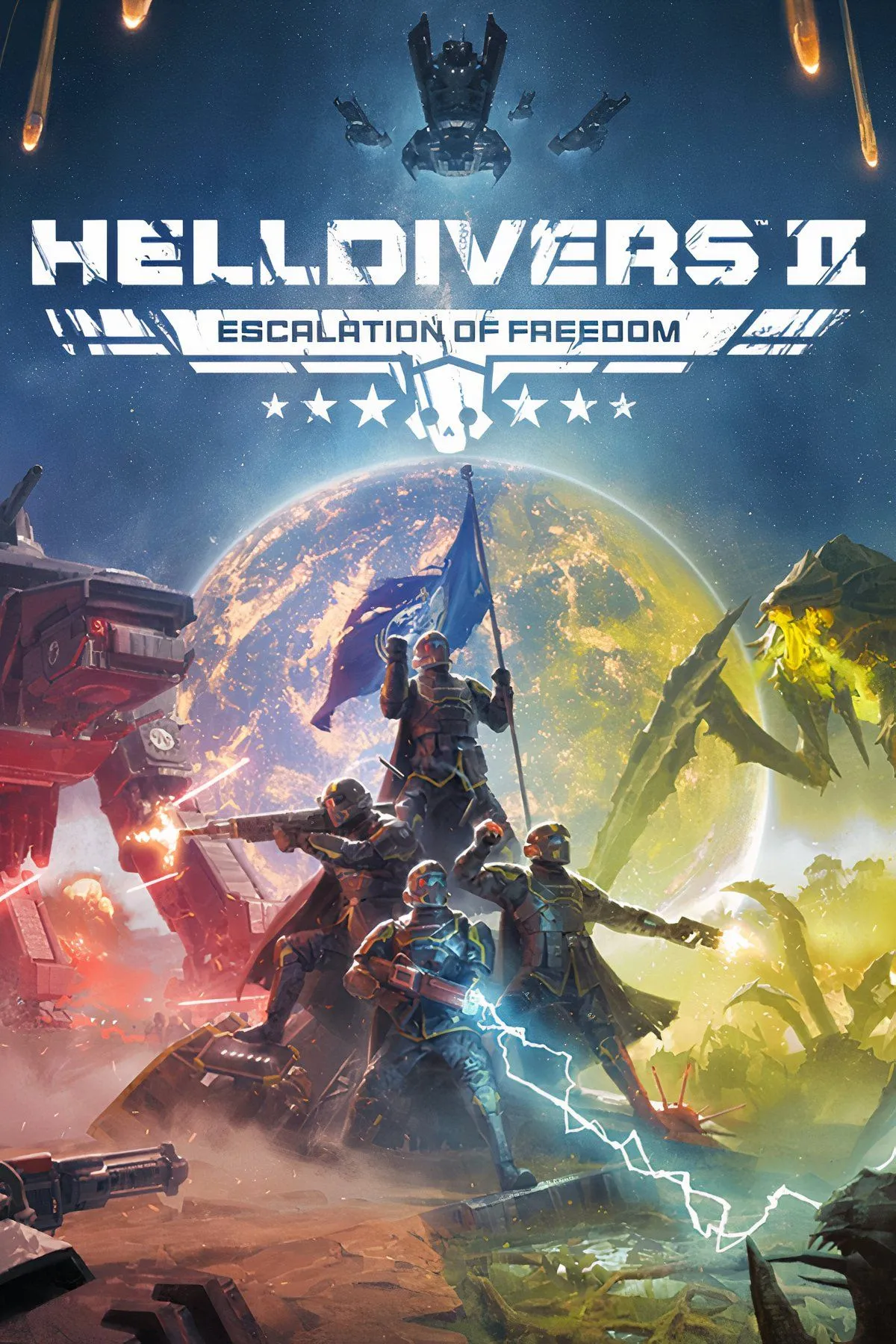 Người lính Helldiver hành động trong trận chiến góc nhìn thứ ba của Helldivers 2