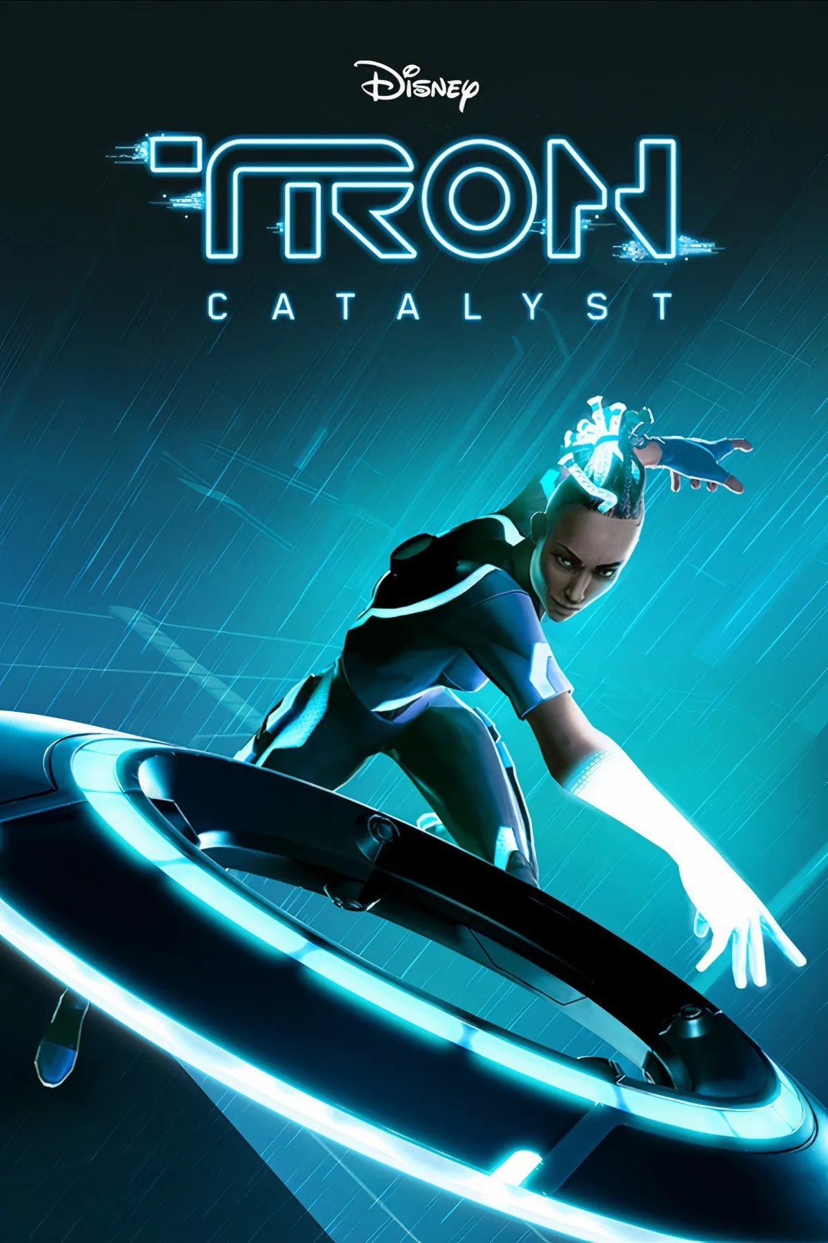 Nhân vật điều khiển chiếc Light Cycle mang tính biểu tượng trong thế giới kỹ thuật số của Disney TRON: Catalyst
