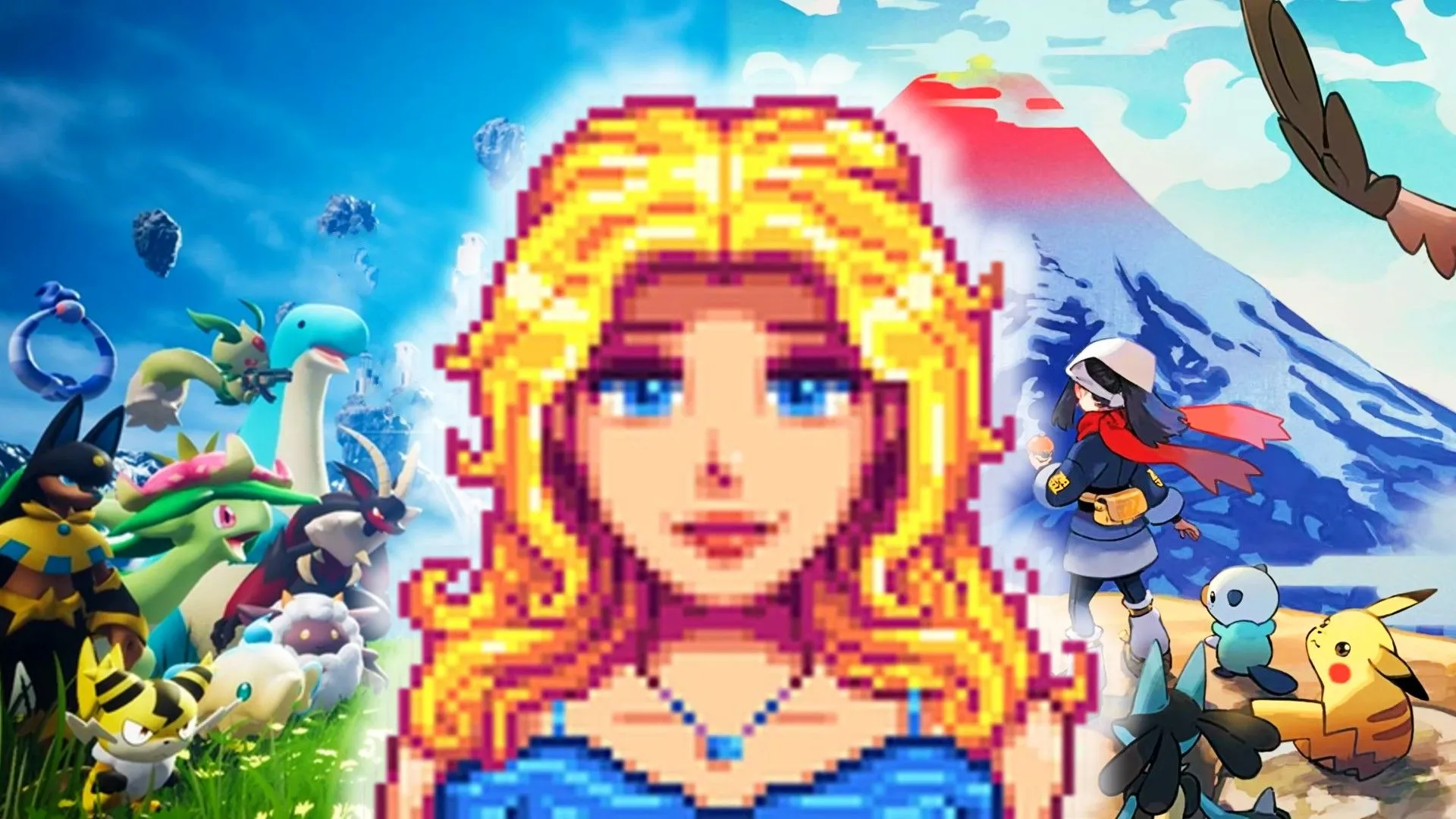 Nhân vật Haley trong game nông trại Stardew Valley đang thư giãn, thể hiện khía cạnh tương tác xã hội của game.