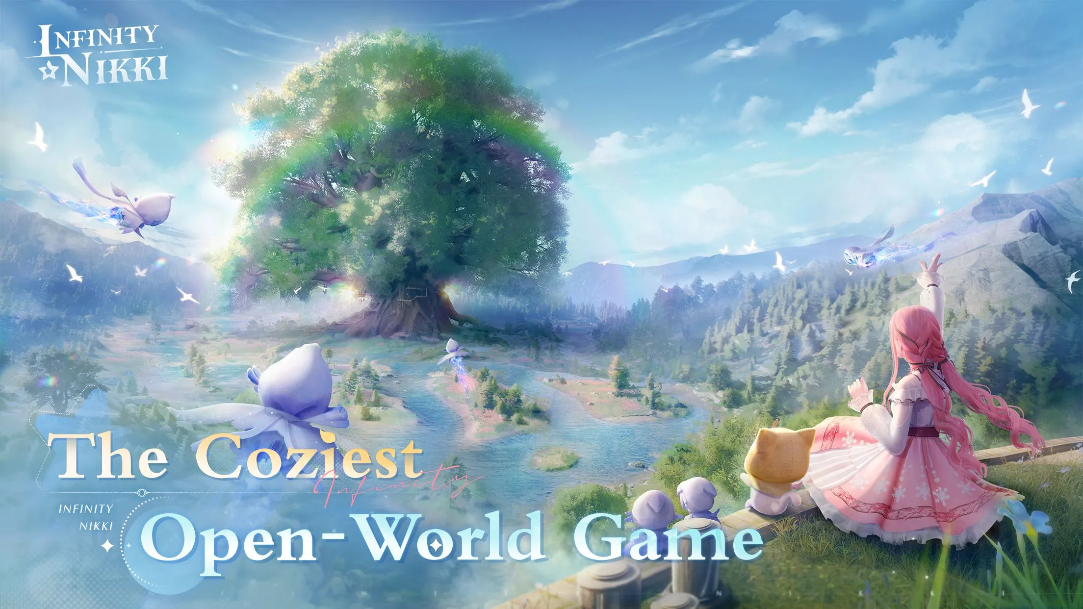 Nhân vật Nikki trong trang phục nổi bật của game Infinity Nikki