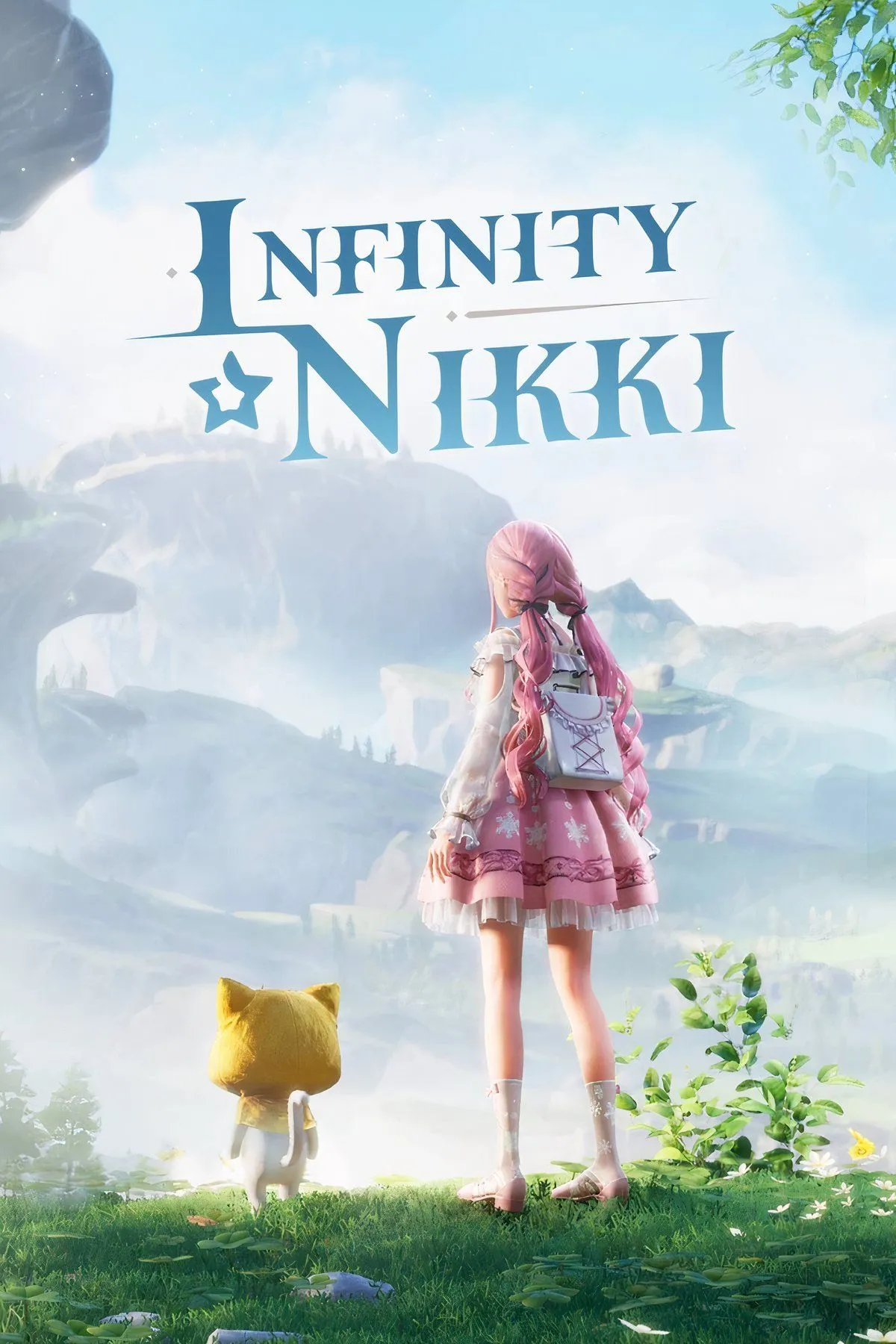 Nhiều hình ảnh về gameplay và nhân vật của Infinity Nikki trong một collage