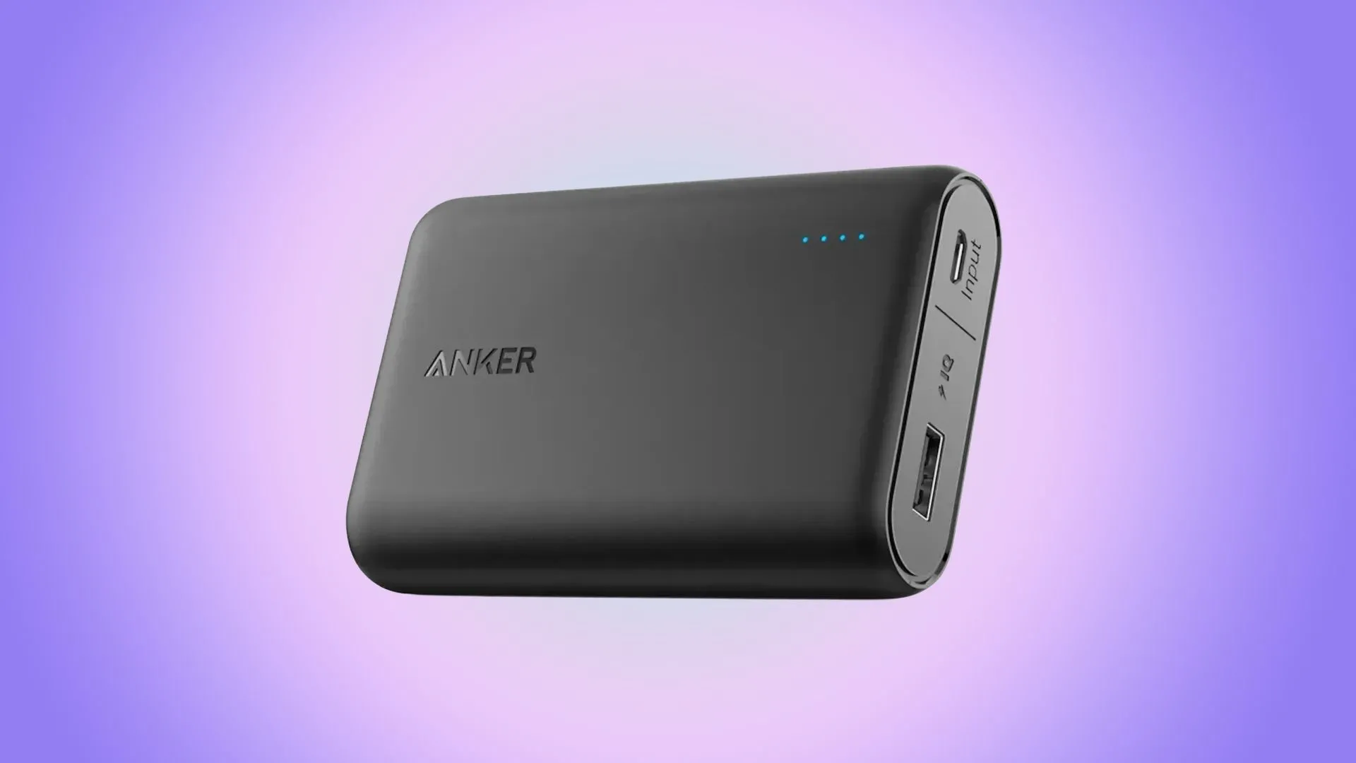 Pin sạc dự phòng Anker Power Bank màu tím nổi bật