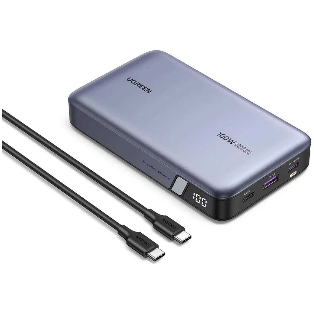 Sạc dự phòng Ugreen 20.000mAh hỗ trợ sạc nhanh hai chiều