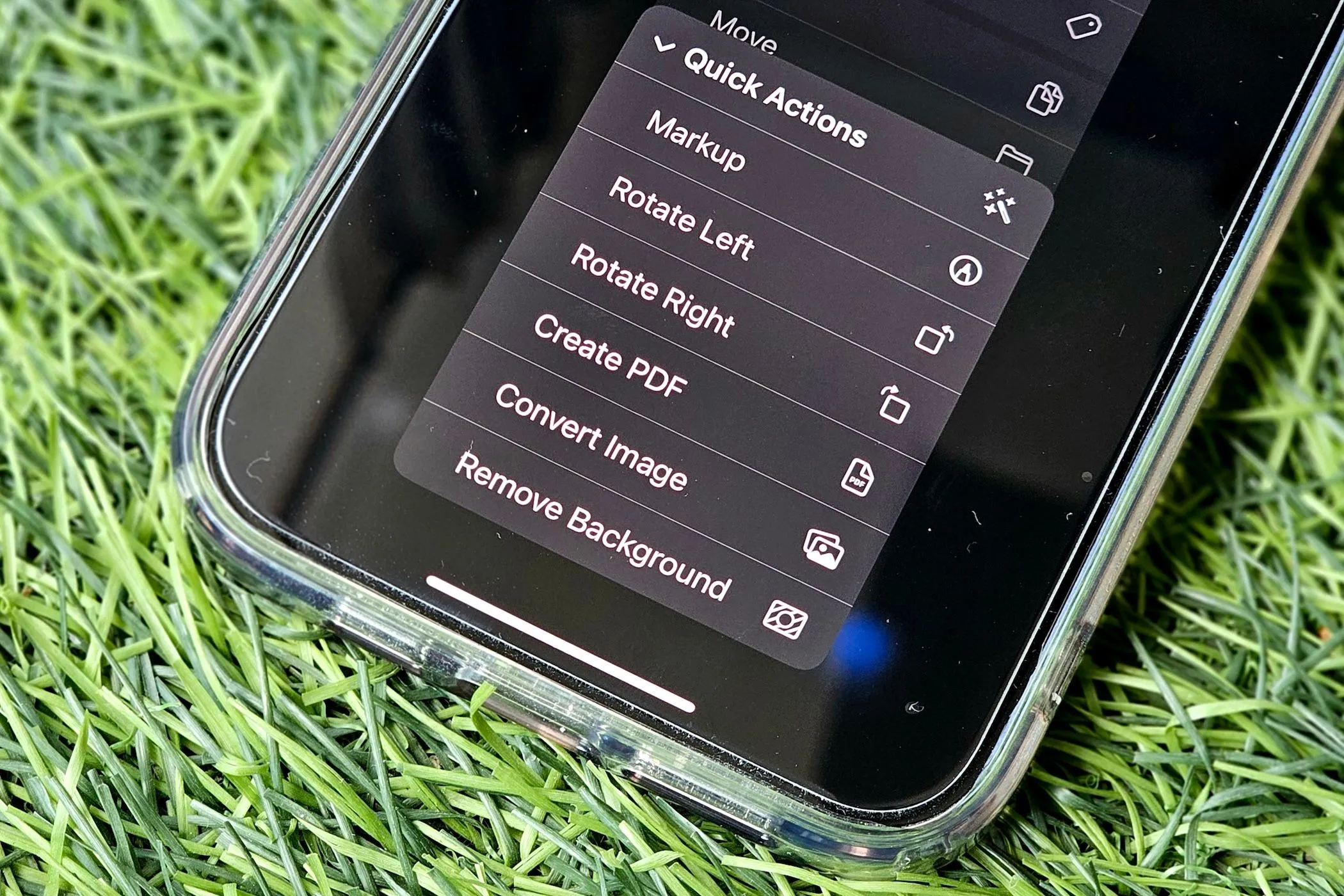 Tận dụng tính năng Xóa Nền ảnh trong Quick Actions của Files iPhone