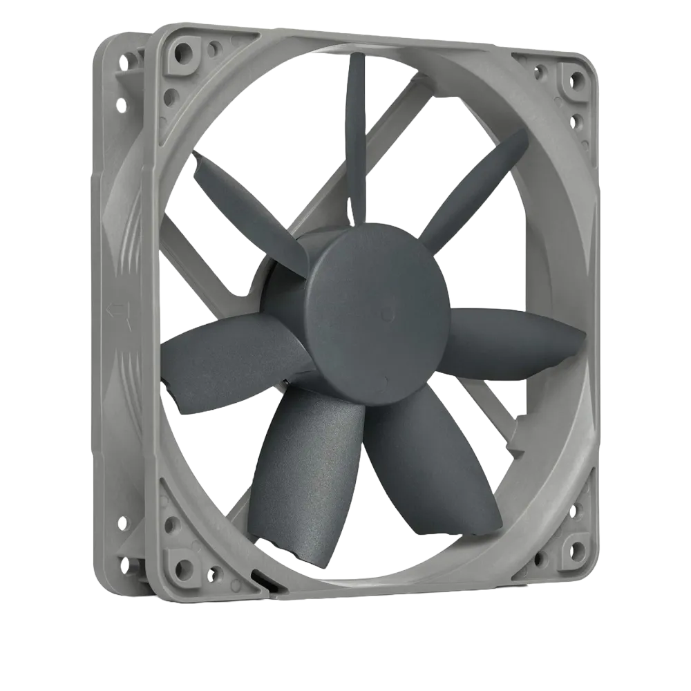 Thiết kế của quạt Noctua NF-S12B redux-1200 PWM, tối ưu cho môi trường PC cần độ ồn thấp
