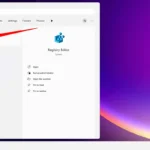 Tìm kiếm Registry Editor trên thanh tìm kiếm của Windows 11 Start Menu.