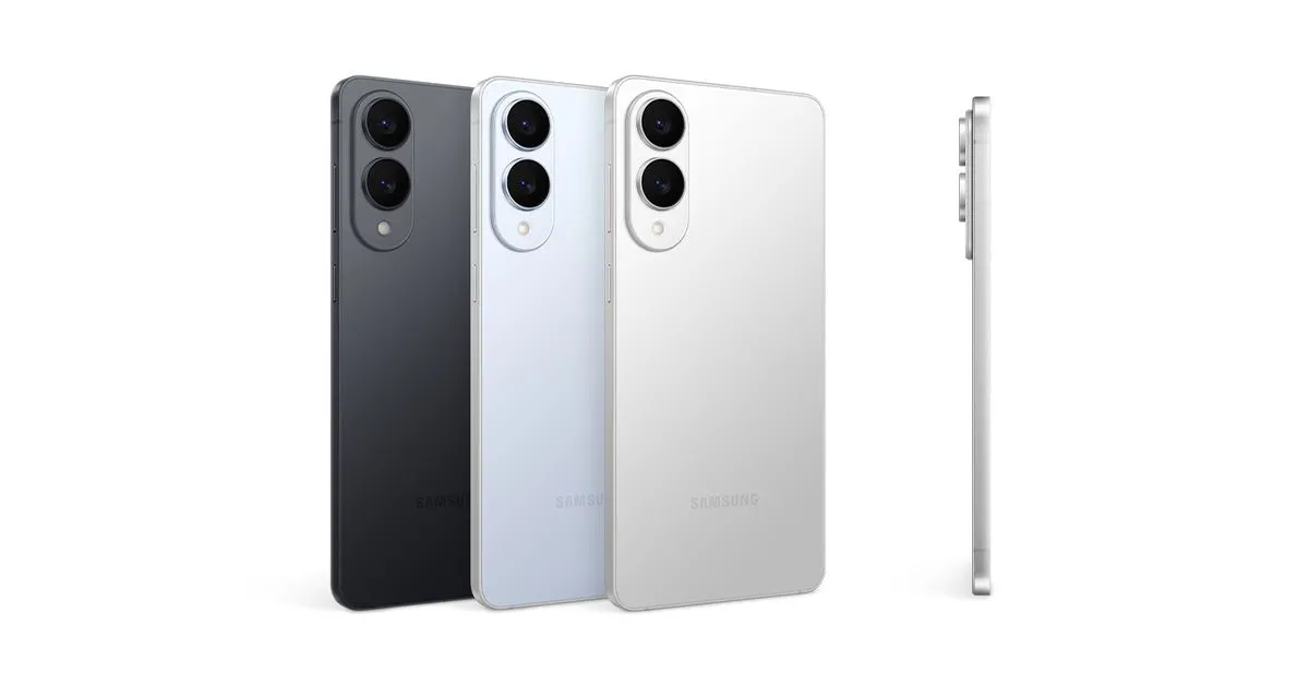 Ba chiếc điện thoại Galaxy S25 Edge với các màu sắc khác nhau, nổi bật sự đa dạng lựa chọn và thiết kế siêu mỏng.