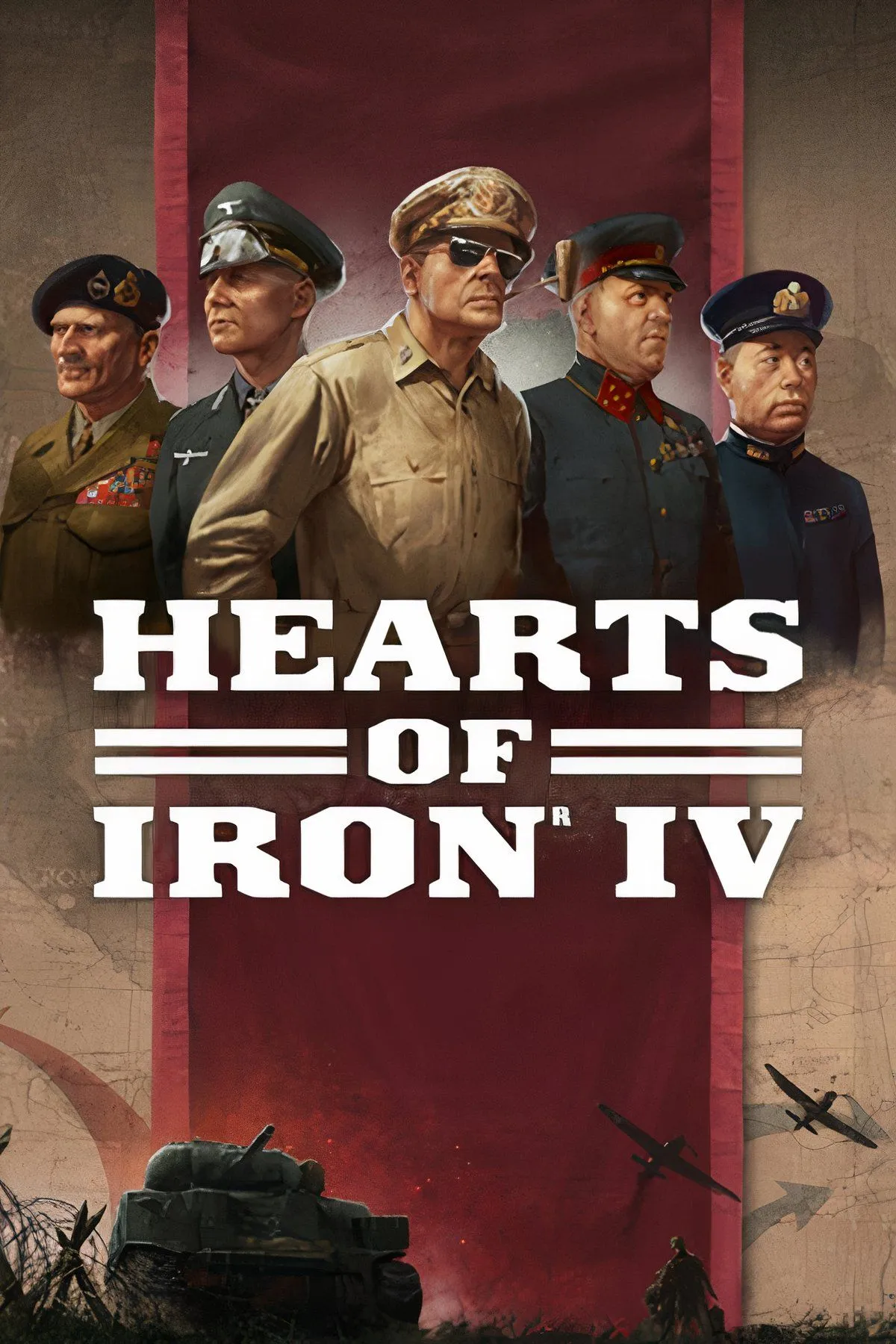 Bản đồ chiến lược Thế chiến II và các yếu tố quân sự trong Hearts of Iron IV