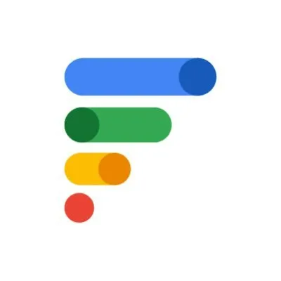 Biểu tượng vuông của Google Fi Wireless, dịch vụ di động không giới hạn