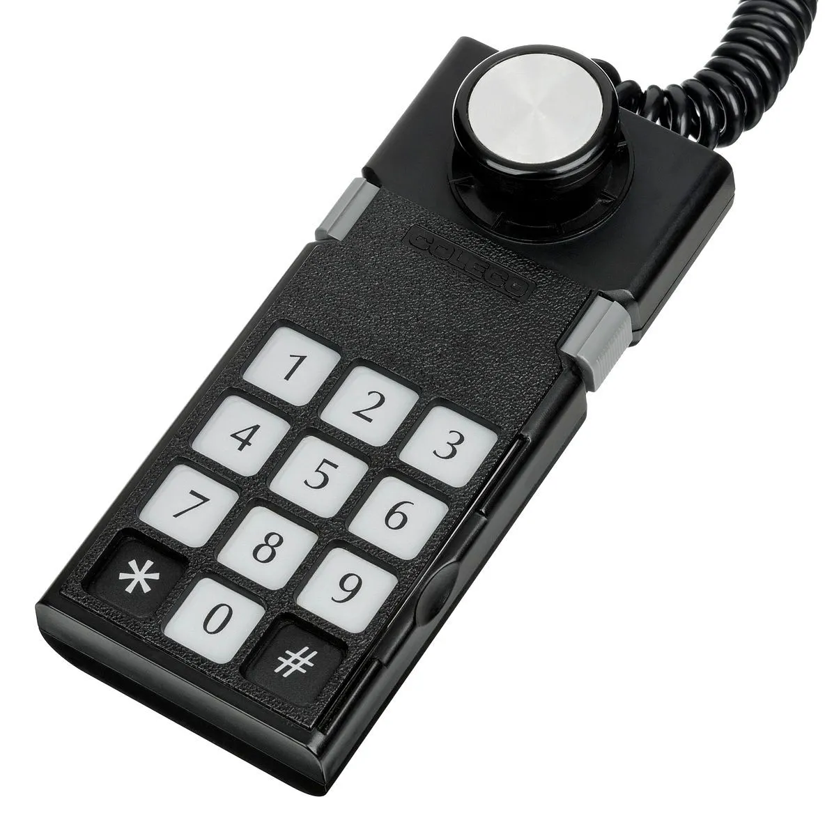 Bộ điều khiển ColecoVision với thiết kế bàn phím số tương tự điện thoại.