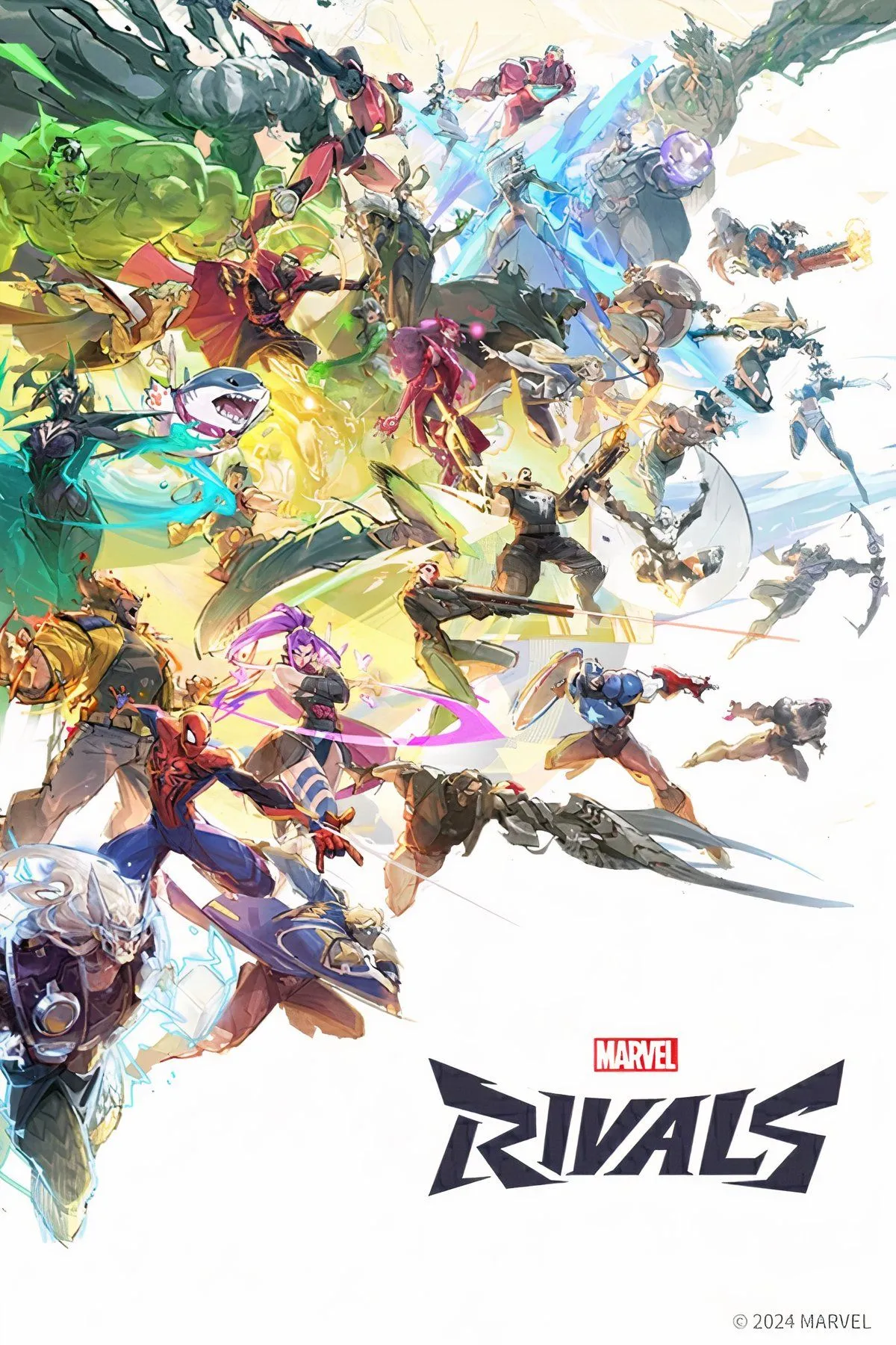 Các siêu anh hùng Marvel chiến đấu trong game Marvel Rivals.