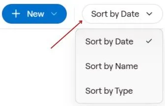 Các tùy chọn sắp xếp ghi chú trong ứng dụng Goodnotes, gợi ý cho các tính năng sắp xếp nâng cao trong Google Keep