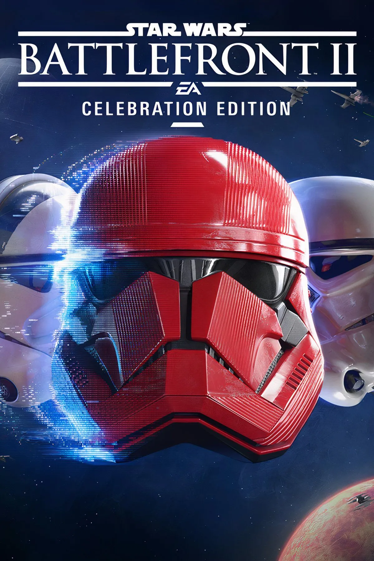 Cảnh chiến đấu hoành tráng trong Star Wars Battlefront II, một tựa game bắn súng FPS của EA DICE