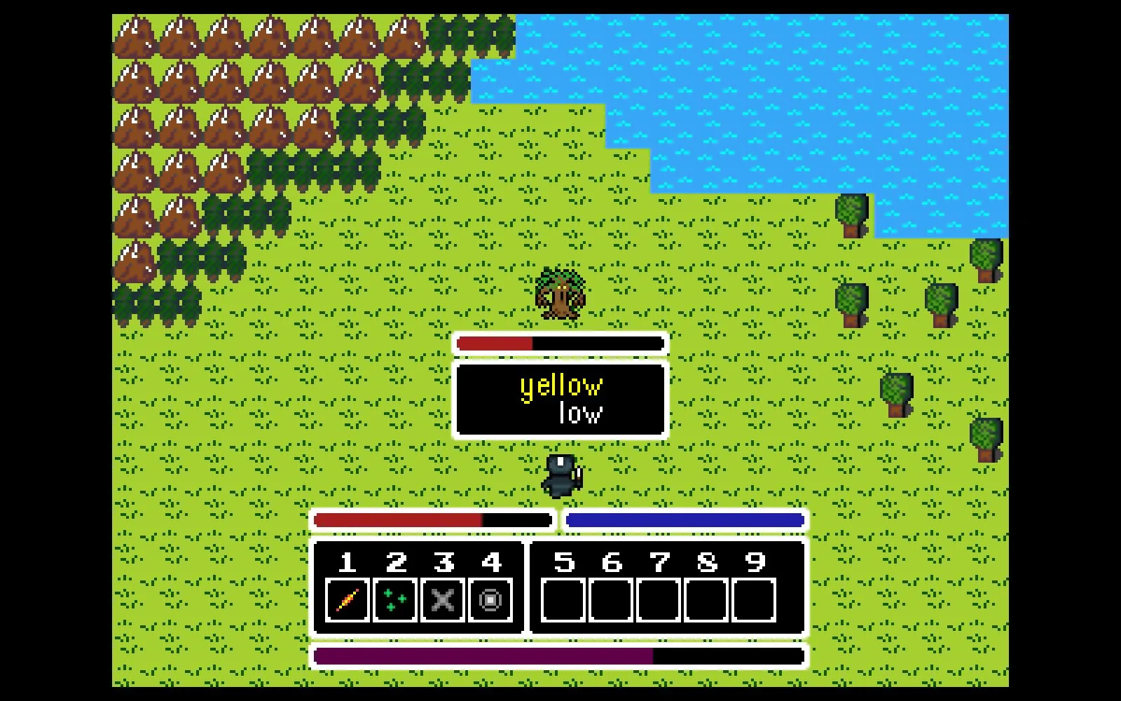 Cảnh chiến đấu trong game Secret of Qwerty, kết hợp phong cách nhập vai JRPG cổ điển với cơ chế gõ phím.